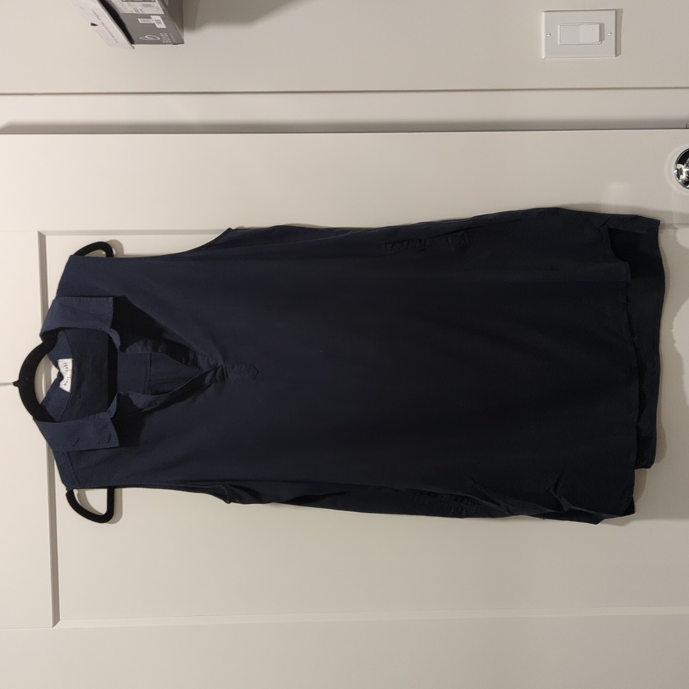 Bella Dahl | Sleeveless A-Line Mini Dress | Navy Blue